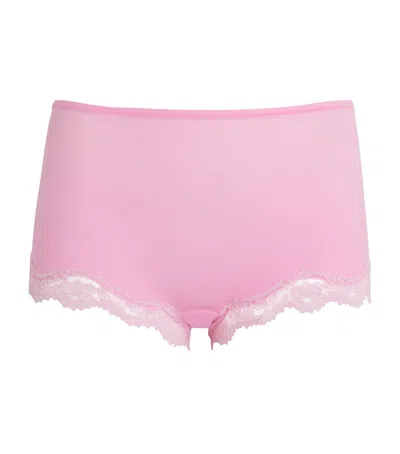 SKIMS LACE-TRIM FITS EVERYBODY BOYSHORT BRIEFS