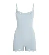 Skims Fits Everybody Lace Trim Slipdress In Blue