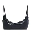 Skims Lace-trim Fits Everybody Scoop-neck Bralette In Black