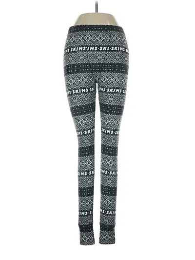 Pre-owned Skims Leggings In Gray