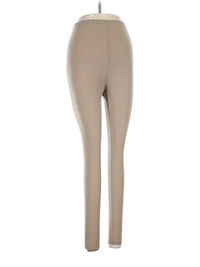 Pre-owned Skims Leggings In Tan