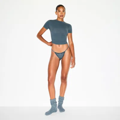 Skims Lightweight Cotton In Blue