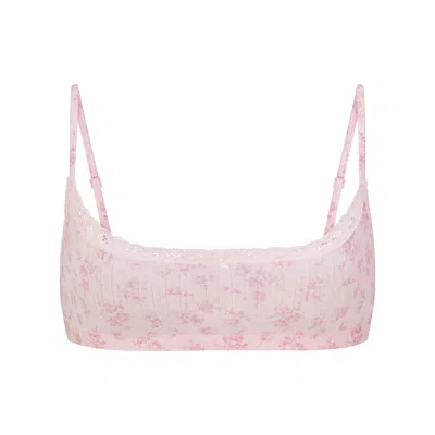 Skims Lightweight Cotton In Pink