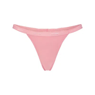 Skims Lightweight Cotton In Pink