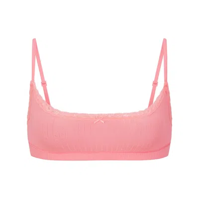 Skims Lightweight Cotton In Pink