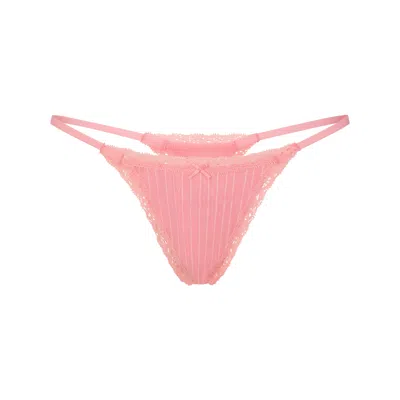 Skims Lightweight Cotton In Pink