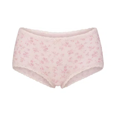 Skims Lightweight Cotton In Pink