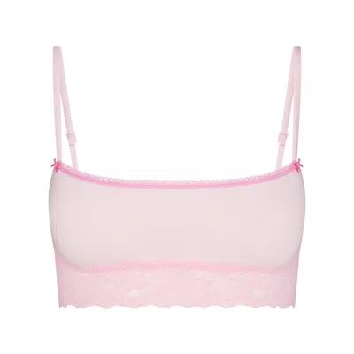 Skims Lightweight Cotton In Pink