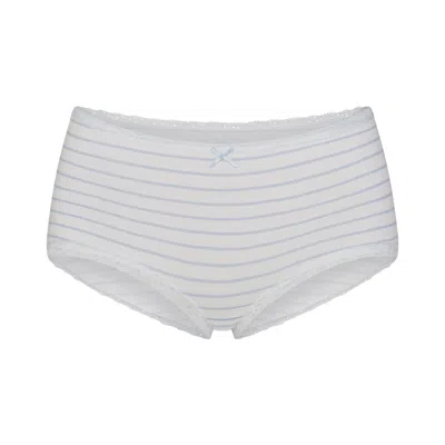 Skims Lightweight Cotton In Airspace Laguna Stripe