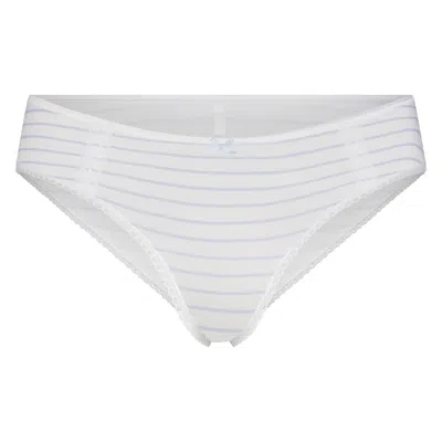 Skims Lightweight Cotton In Airspace Laguna Stripe
