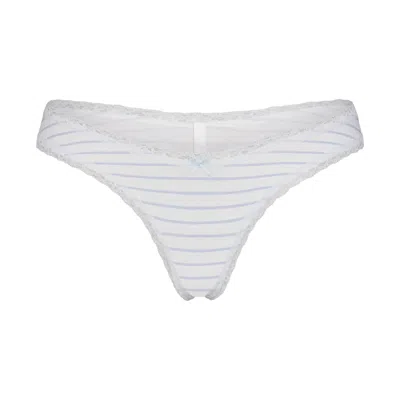 Skims Lightweight Cotton In Airspace Laguna Stripe