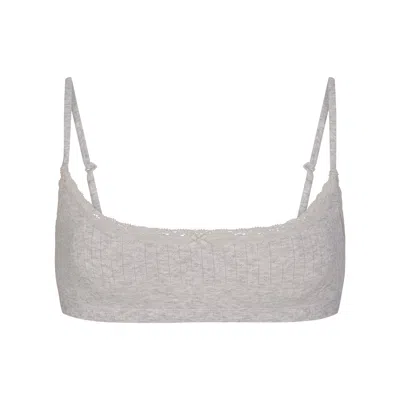 Skims Lightweight Cotton In Gray