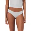 Skims Lightweight Cotton Lace Trim Briefs In White