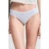 Skims Lightweight Cotton Lace Trim Briefs In Zen Blue Tonal