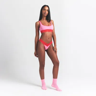 Skims Lightweight Cotton In Pink