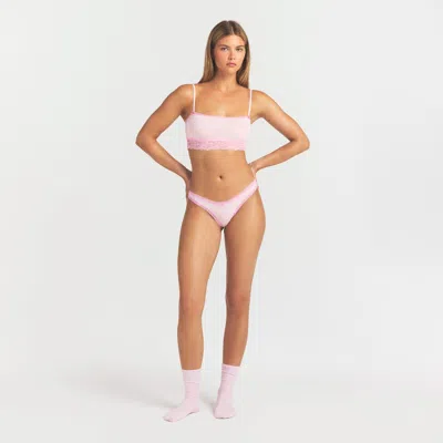 Skims Lightweight Cotton In Pink