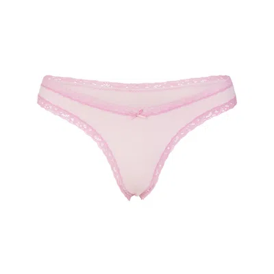 Skims Lightweight Cotton In Pink