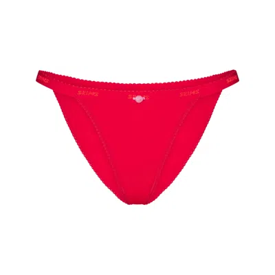 Skims Lightweight Cotton In Ruby Tonal