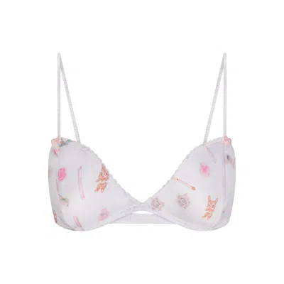 Skims Lightweight Satin In White