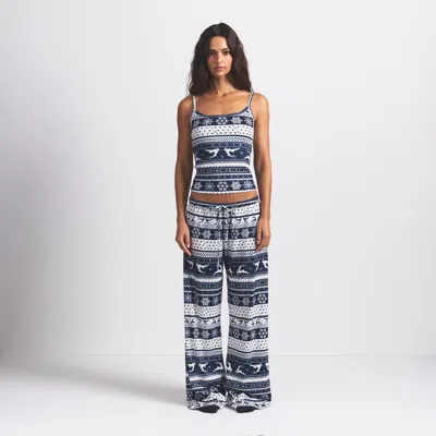 Skims Logo Plush Pointelle