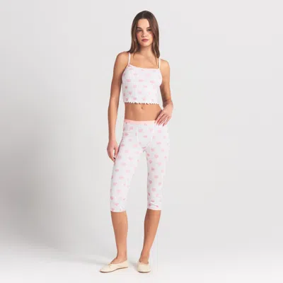 Skims Logo Pointelle In White