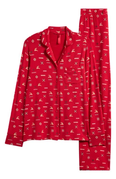 Skims Long Sleeve Sleep Set In Multi