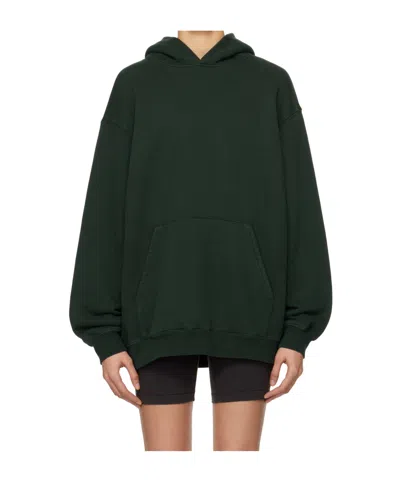 Skims Green Vintage Fleece Oversized Hoodie In Cypress