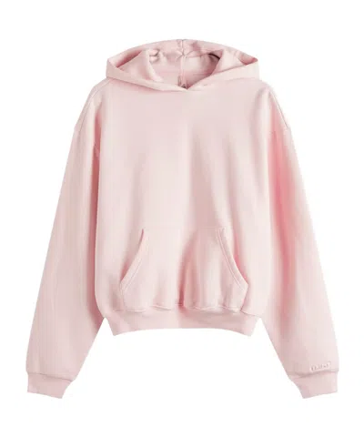 Skims Long Sleeve Hoodie In Pale Pink
