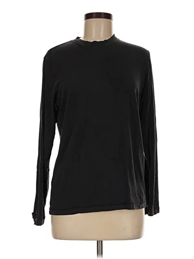 Pre-owned Skims Long Sleeve T-shirt In Black
