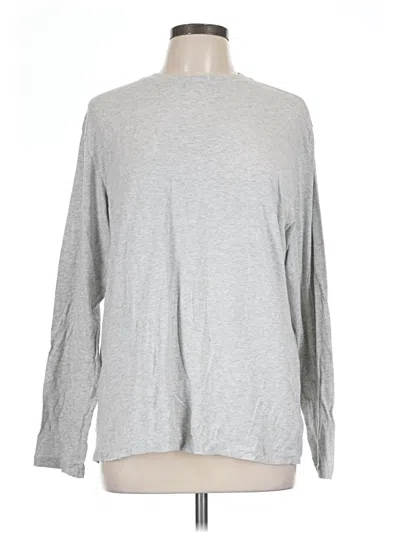 Pre-owned Skims Long Sleeve T-shirt In Gray