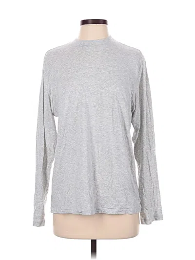 Pre-owned Skims Long Sleeve T-shirt In Gray