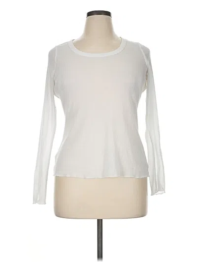 Pre-owned Skims Long Sleeve T-shirt In Ivory