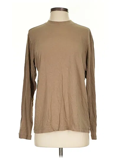 Pre-owned Skims Long Sleeve Turtleneck In Brown