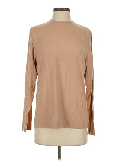 Pre-owned Skims Long Sleeve Turtleneck In Brown