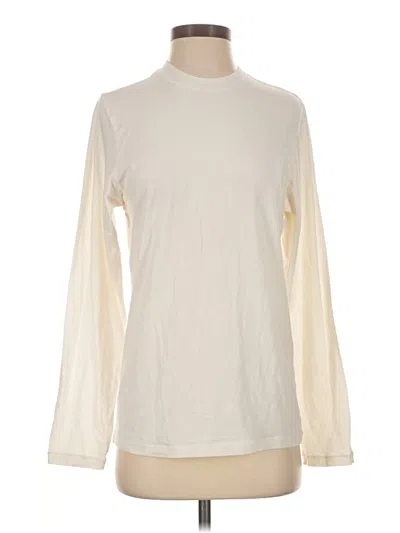 Pre-owned Skims Long Sleeve Turtleneck In Ivory
