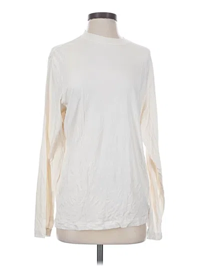 Pre-owned Skims Long Sleeve Turtleneck In Ivory