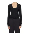 Skims Black Soft Lounge Cardigan In Black
