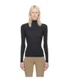 Skims Black Fits Everybody Turtleneck In Black