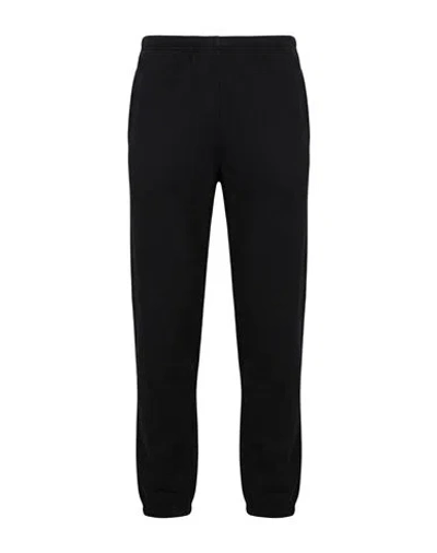 Skims Man Pants Black Size Xxxl Cotton, Polyester