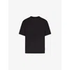 Skims Mens Obsidian Lounge Relaxed-fit Cotton-blend Jersey T-shirt
