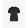 Skims Mens Crewneck Short-sleeve Cotton-jersey T-shirt Onyx In Black