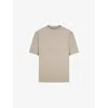 Skims Mens Shale Lounge Relaxed-fit Cotton-blend Jersey T-shirt