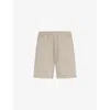 Skims Mens Shale Soft-knit Relaxed-fit Cotton-blend Jersey Shorts