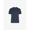 Skims Mens Crewneck Short-sleeve Cotton-jersey T-shirt Navy In Blue