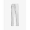 Skims Mens Soft-knit Lounge Straight-leg Relaxed-fit Cotton-blend Jogging Bottoms Heather Grey Xxl