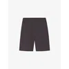 Skims Mens Soft-knit Relaxed-fit Cotton-blend Jersey Shorts Ash Xl
