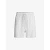 Skims Mens Soft-knit Relaxed-fit Cotton-blend Jersey Shorts Heather Grey
