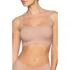 Skims Naked Wireless Scoop Bra In Clay