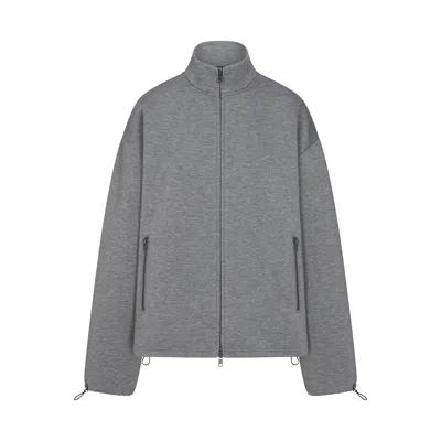 Skims Neoprene Outerwear In Dark Heather Grey