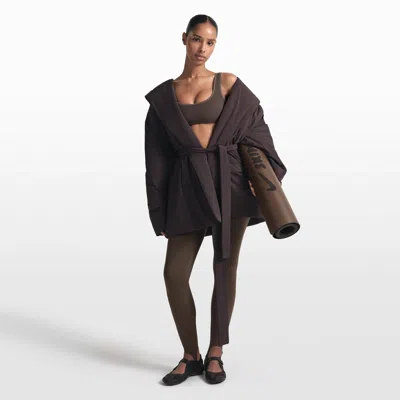 Skims Nike Ribbed Seamless In Brown